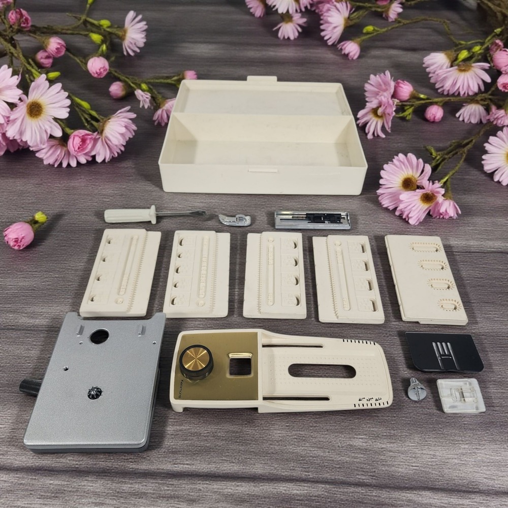 Kenmore Button Hole Adapter Accessories 45195 45196‎ 45197 Button Holer Template